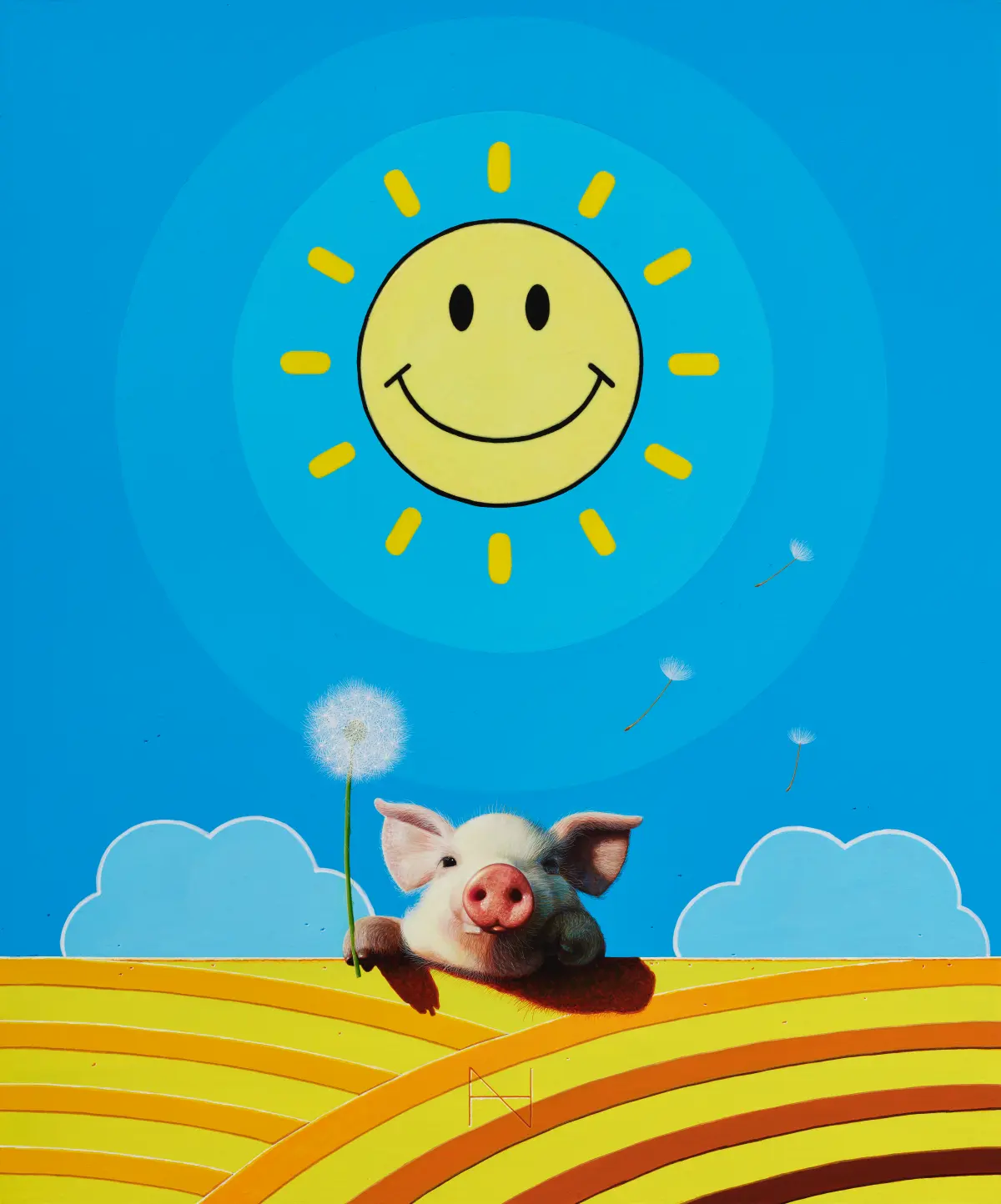 Olivia over the Wall (Smile Man)