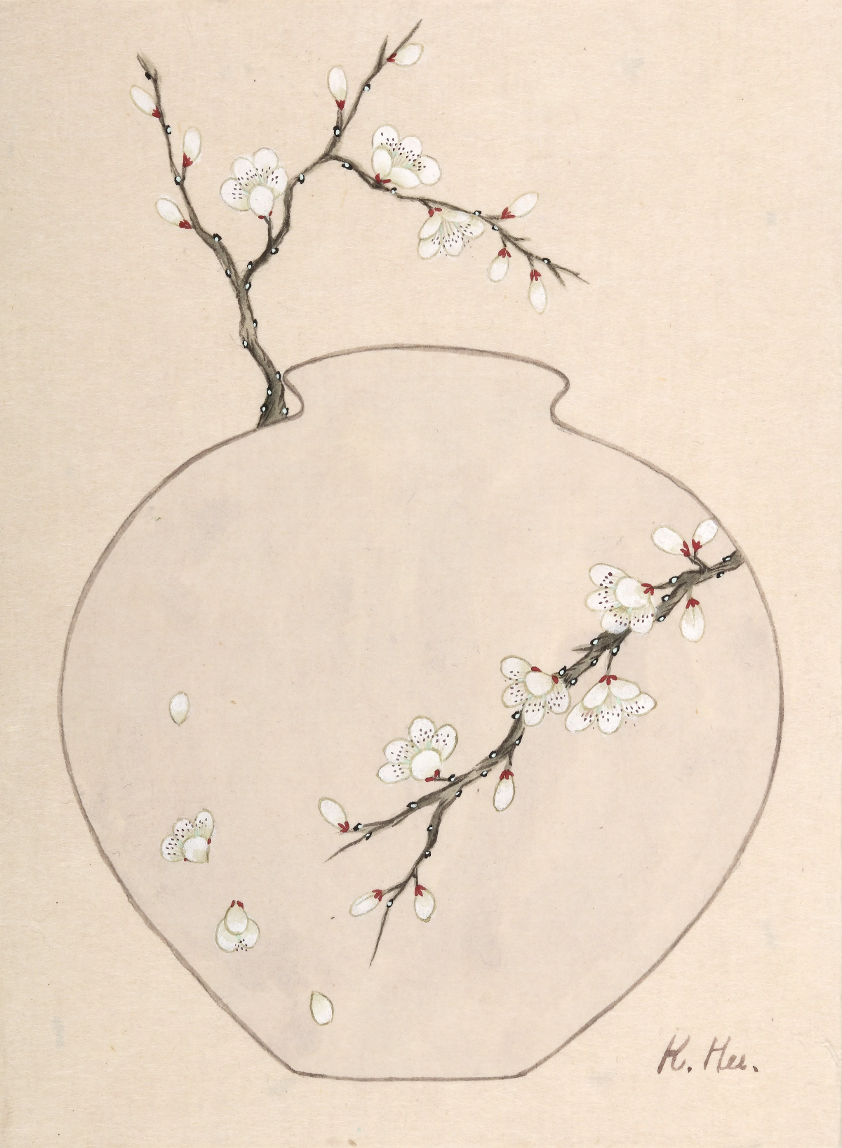 달항아리_꽃을담다 Ⅲ