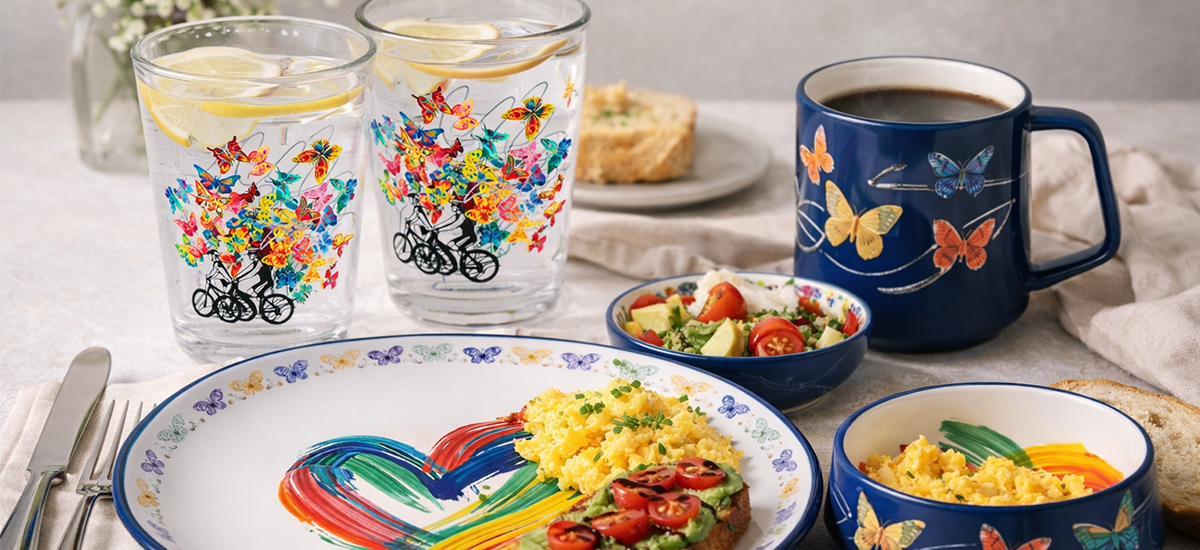 리듬감이 살아있는 아트 세라믹 & 글라스웨어