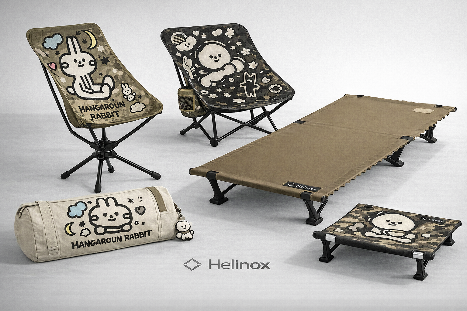 [아웃도어 - 캠핑 & 피크닉] ‘바라바빠’ 릴렉스 체어 & 야전침대 컬렉션