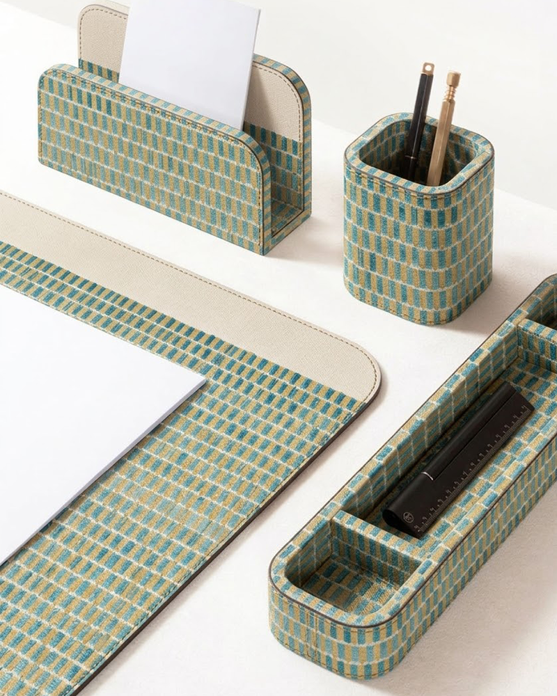 [문구/컬처] 'The Draft' 만년필 & 가죽 데스크 매트 세트