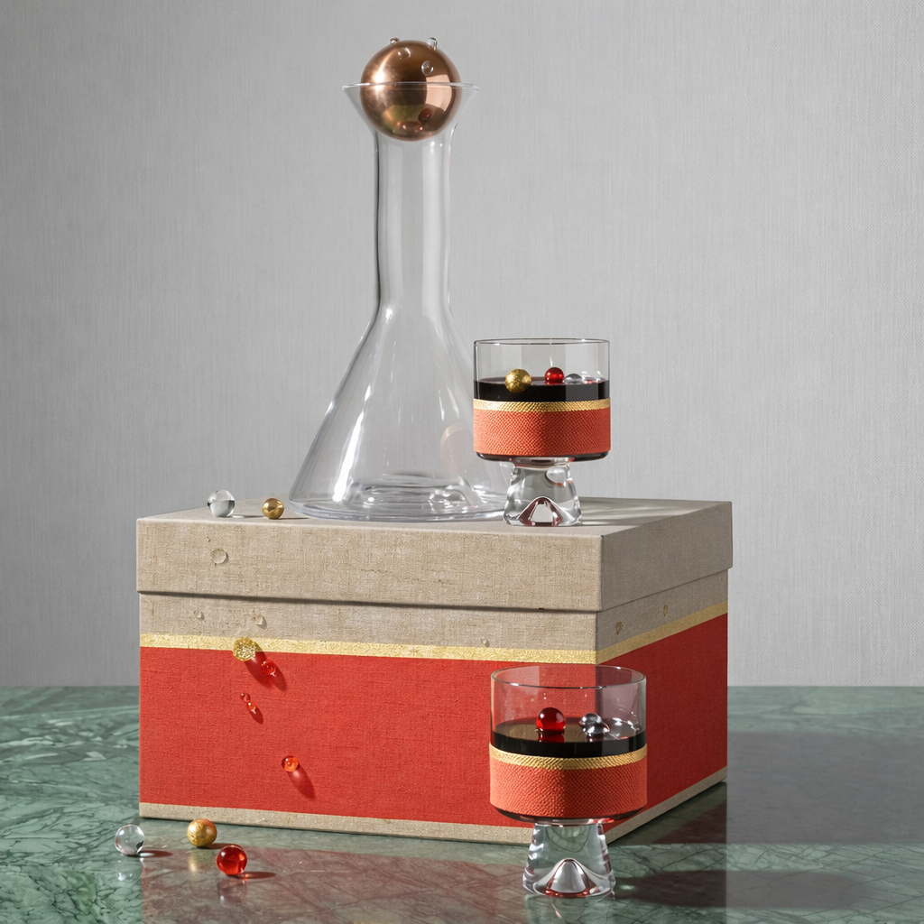 '시간의 방울' 하이엔드 디캔터 & 전용 잔 세트