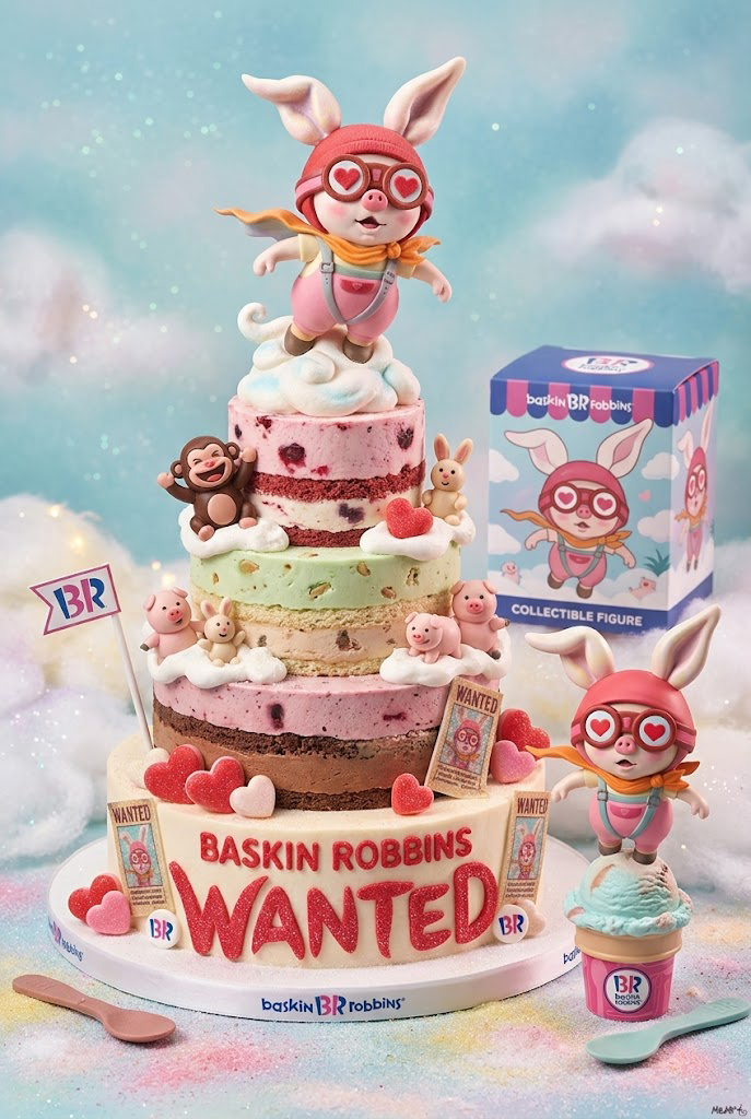 베스킨라빈스 X 미미 ‘피그미 하트’ 시즌 아이스크림 패키지