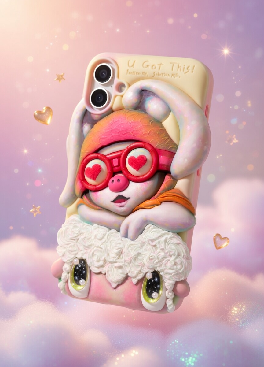 ‘피그미 하트’ 맥세이프 그립톡 & 입체 폰케이스