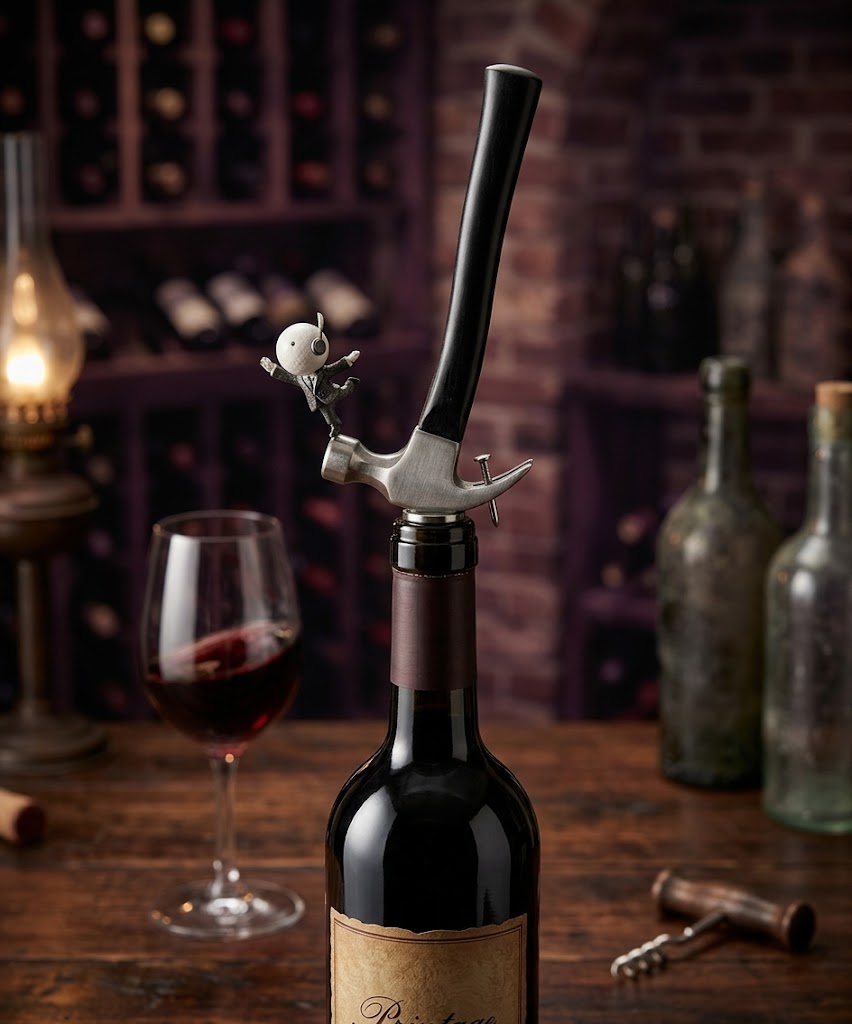 '사유의 한 잔' 피규어 위스키 보틀 스토퍼