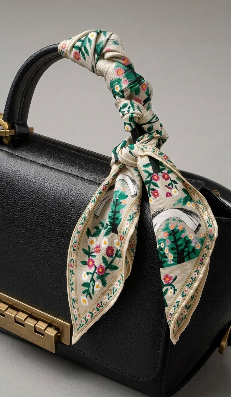 프리미엄 실크 스카프 & 트윌리